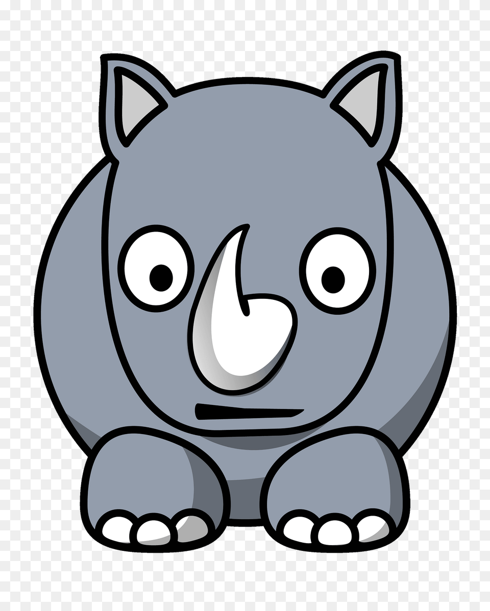 Big Eyed Rhino Clipart, Ammunition, Grenade, Weapon Png Image