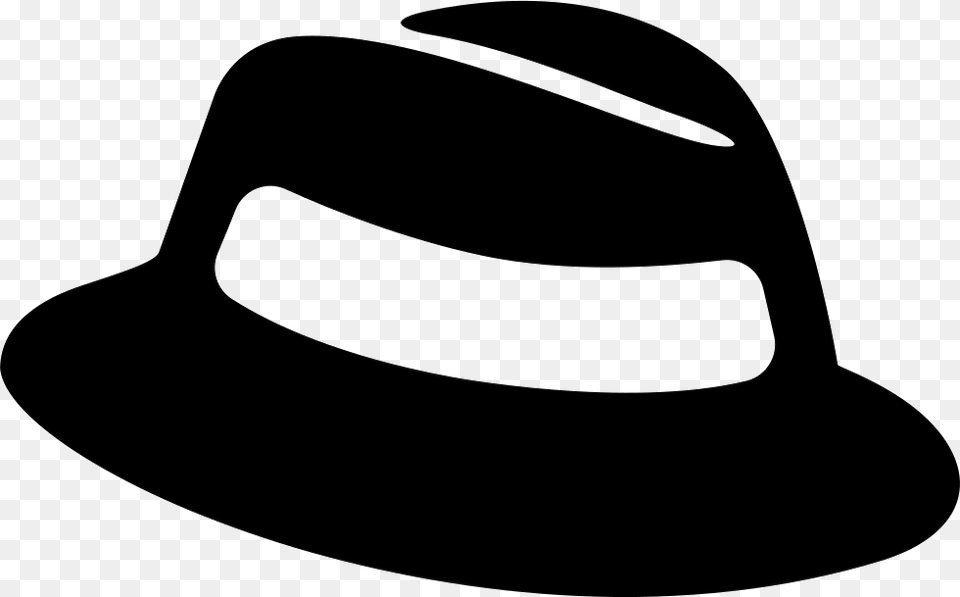 Big Fedora Hat Icon Clothing, Sun Hat, Hardhat, Helmet Free Png Download