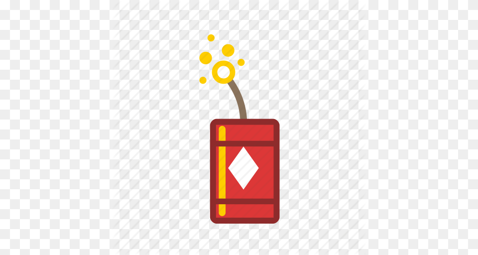 Big Firecracker Fireworks Icon, Dynamite, Weapon Png Image