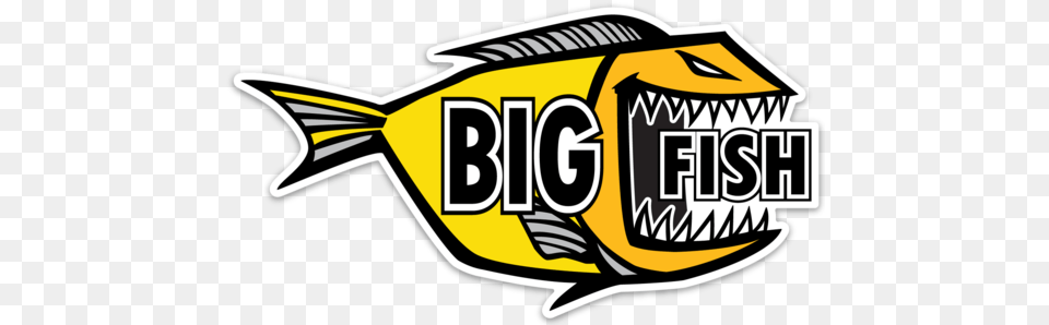 Big Fish Sticker 3 Waters Big Fish 120 Logo, Animal, Sea Life Free Png