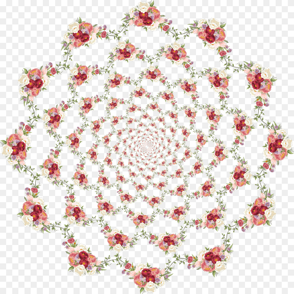 Big Floral Design Free Transparent Png