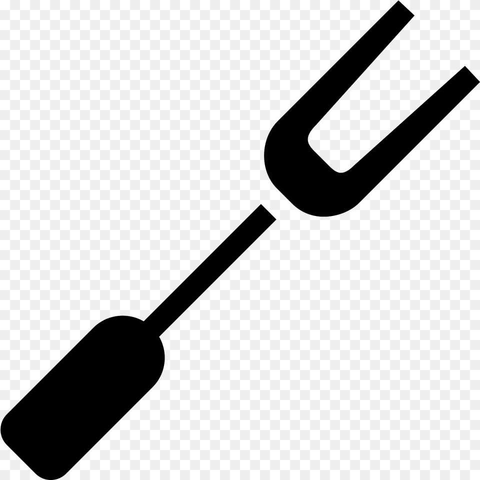 Big Fork Filled Icon Clipart, Gray Png Image