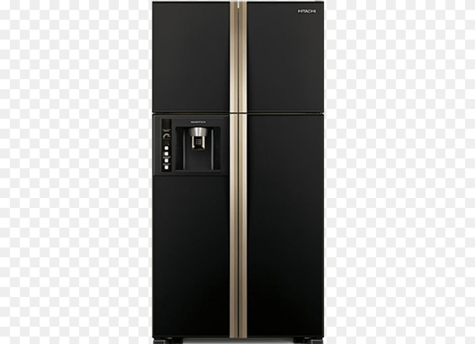 Big French Series Hitachi 4 Door Refrigerator, Appliance, Device, Electrical Device Free Png Download