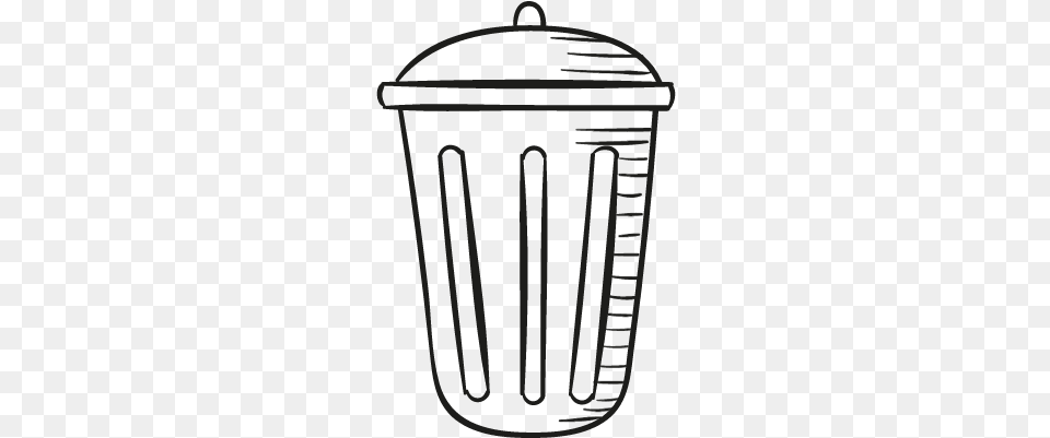 Big Garbage Can Vector Clipart Cartoon Sad Spoon, Tin, Trash Can Free Png Download