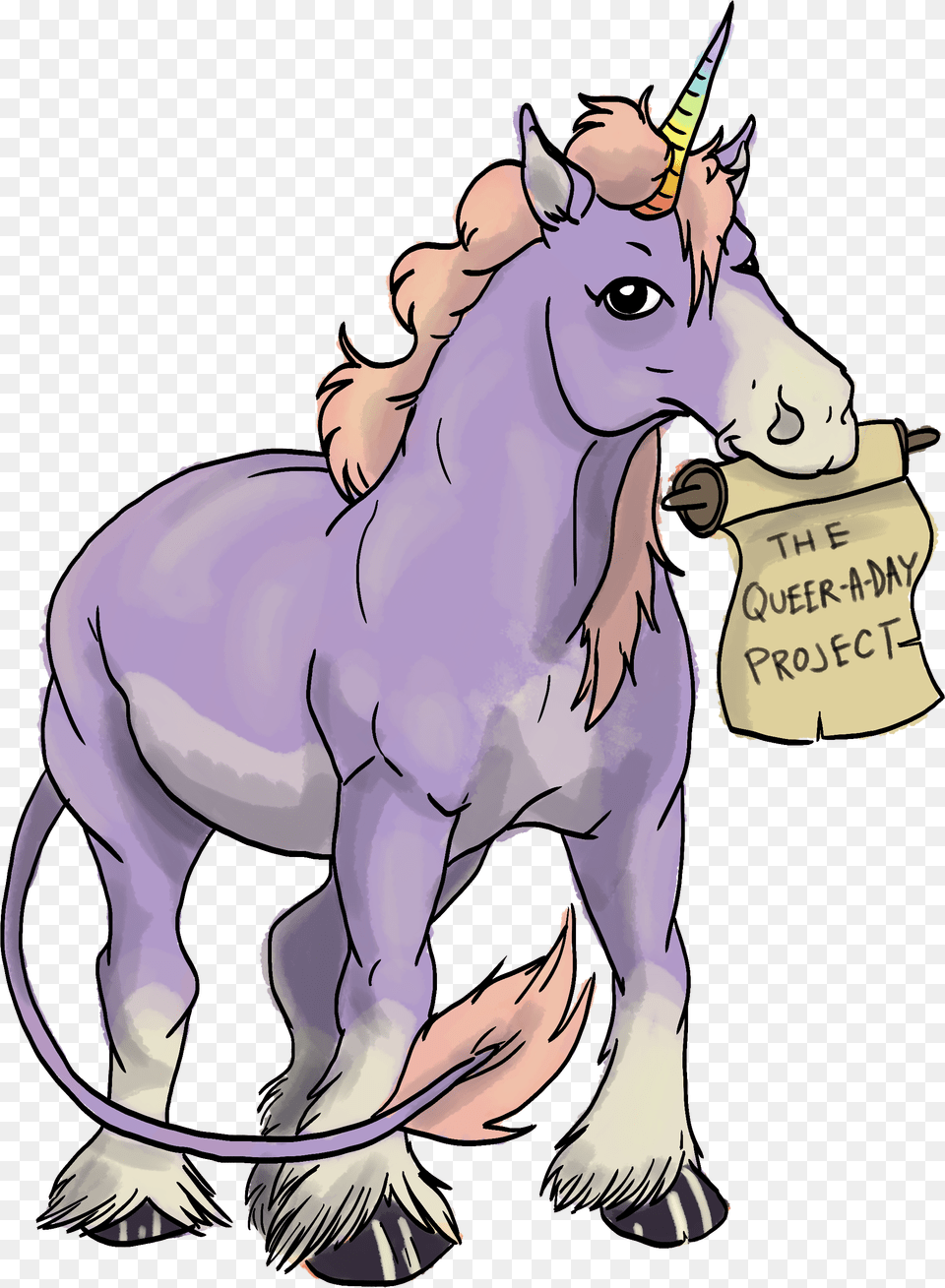 Big Gay Unicorn Gay Unicorn, Person, Animal, Mammal, Face Png Image