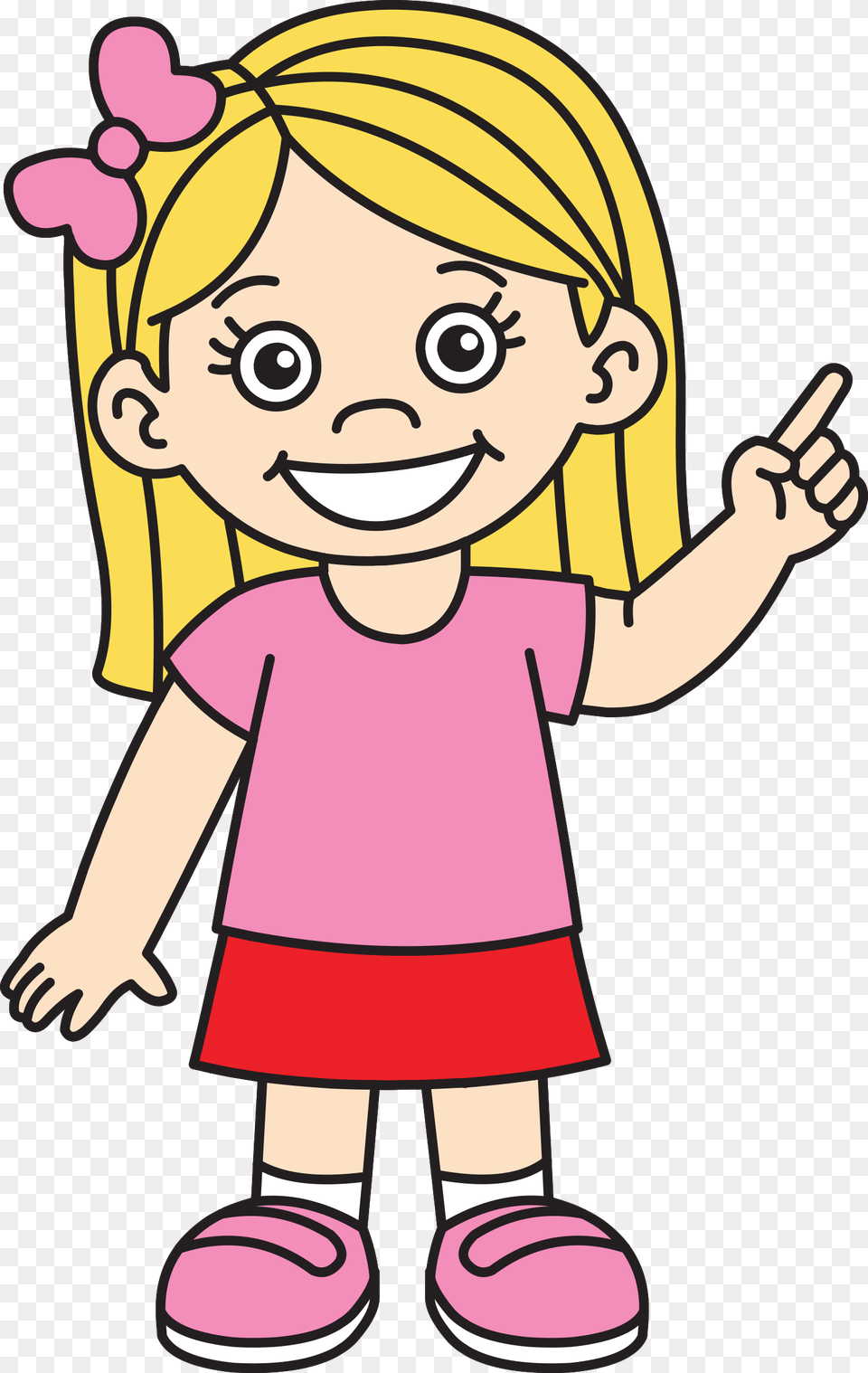 Big Girl Clipart Girl Clipart, Book, Comics, Publication, Baby Png Image