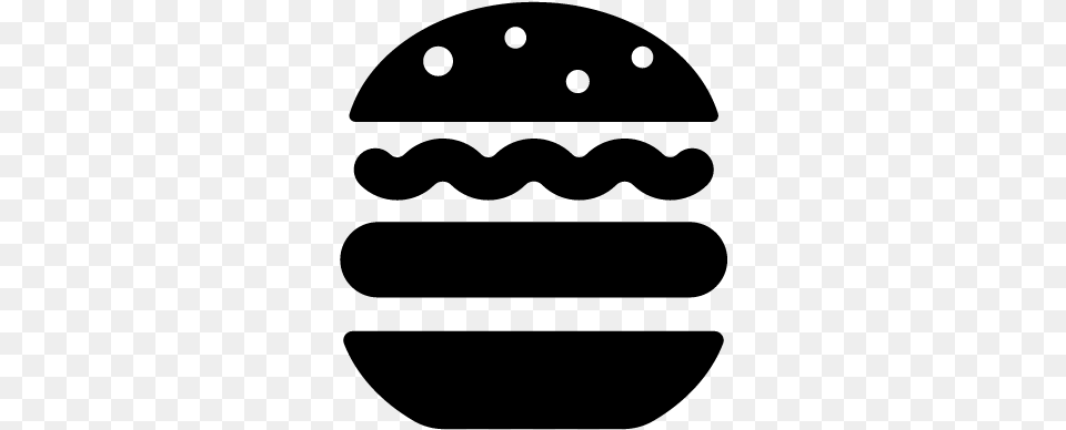 Big Hamburger Vector Logo Hamburger, Gray Free Png