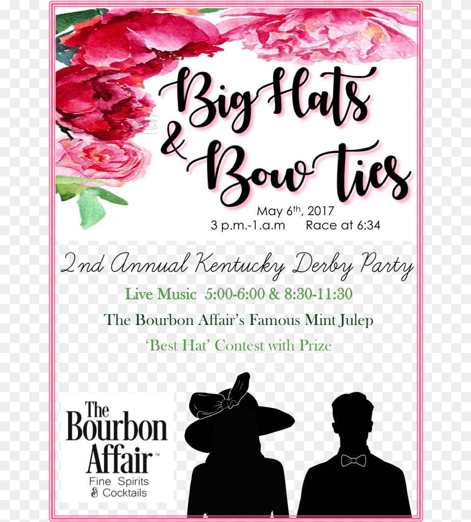 Big Hats Amp Bowties Derby Party Decal House Dream Big Feather Arrow Wall Decal, Advertisement, Poster, Book, Publication Free Png Download