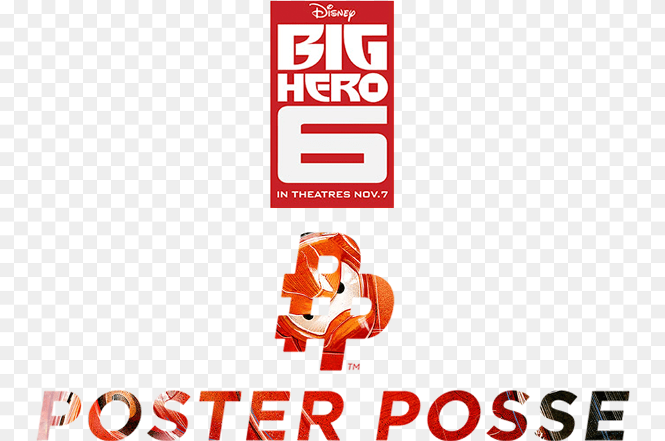 Big Hero, Advertisement, Poster, Adult, Male Free Transparent Png