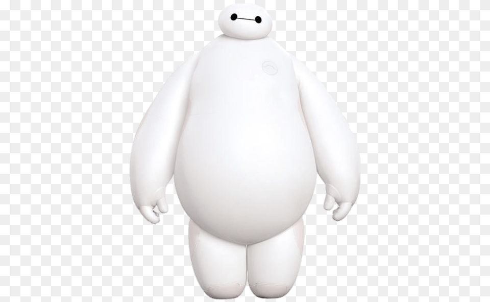 Big Hero 6 Baymax Playing Football Stickpng Movie With The Big White Robot, Plush, Toy, Baby, Person Free Transparent Png