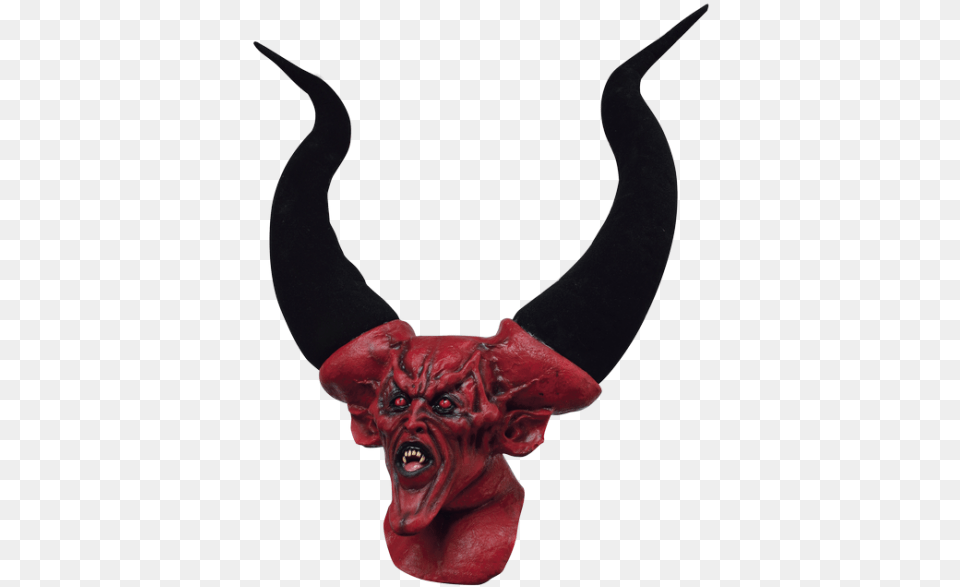 Big Horn Devil Mask, Accessories, Ornament, Art, Smoke Pipe Png