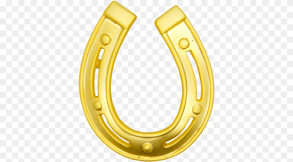 Big Horseshoe Pin Gold Gold Free Png Download
