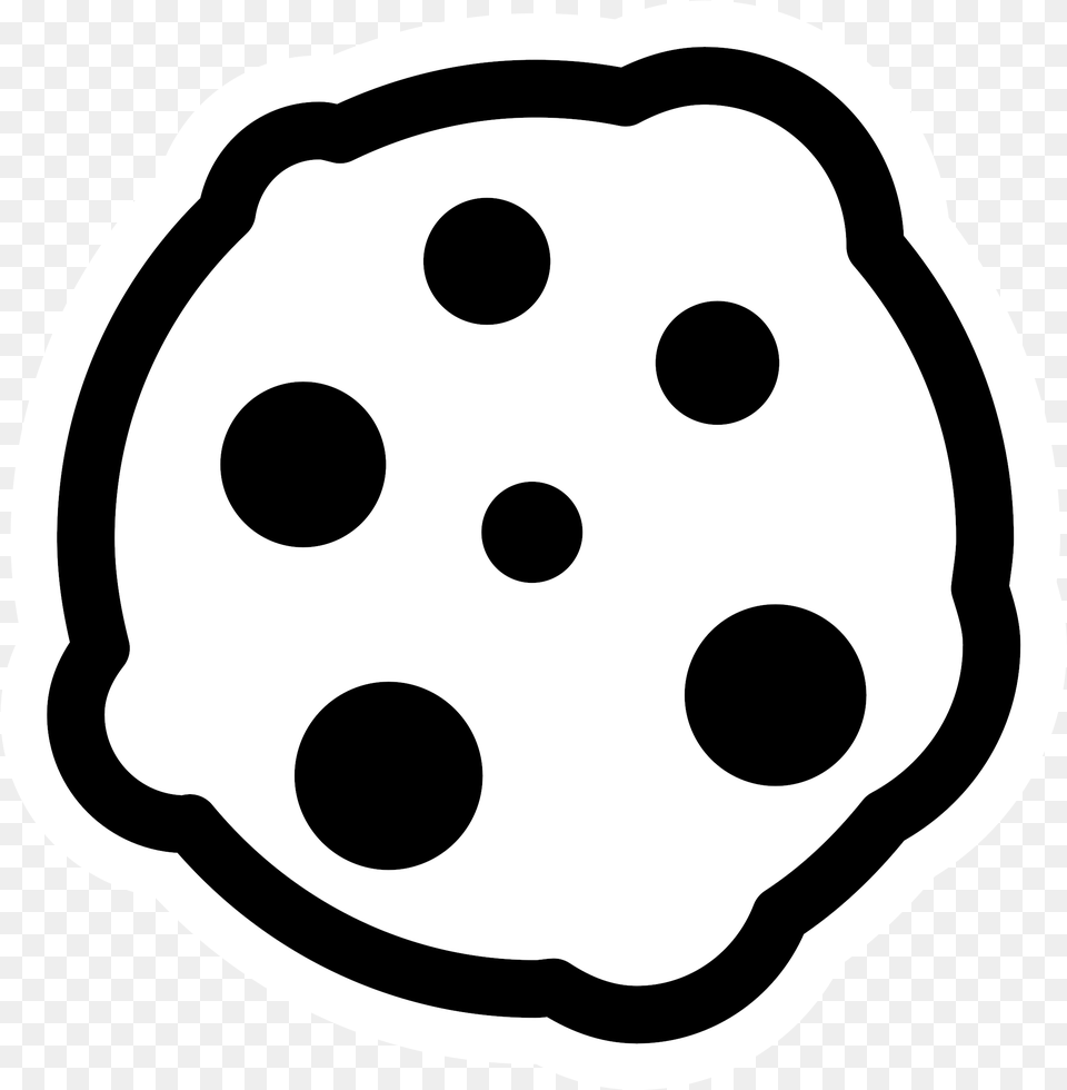 Big Image Black And White Cookie Transparent Png