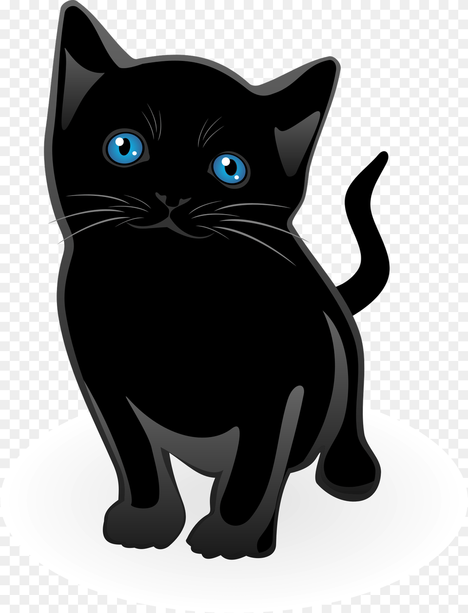 Big Image Black Kitten Clip Art, Animal, Cat, Mammal, Pet Free Png