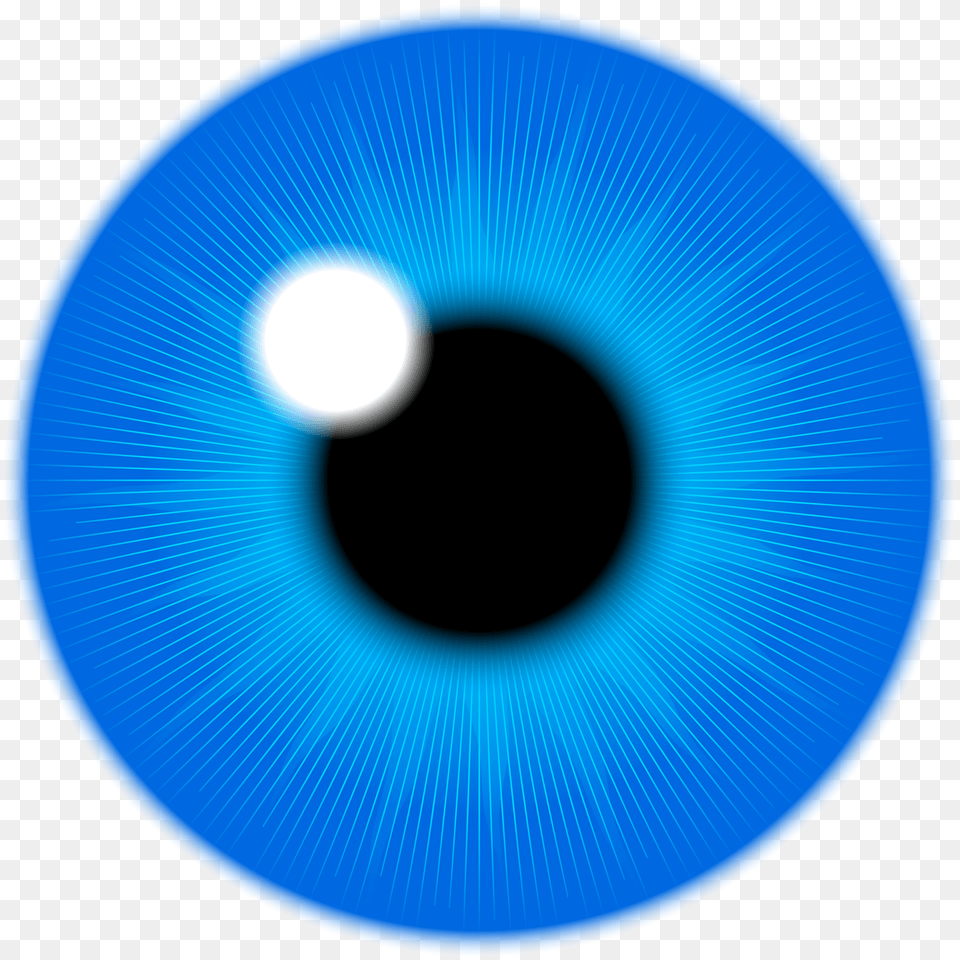 Big Blue Iris, Disk, Sphere Png Image