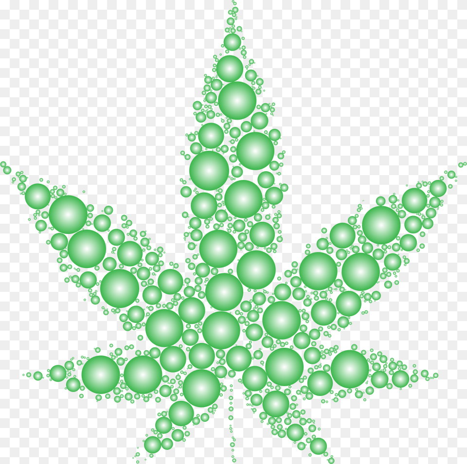 Big Image Cannabis Plant Icon, Accessories, Pattern, Fractal, Green Free Png