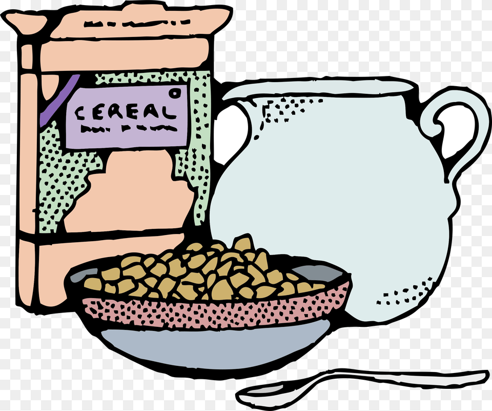 Big Image Cereals Clip Art Black And White, Smoke Pipe, Bowl, Pottery Free Transparent Png