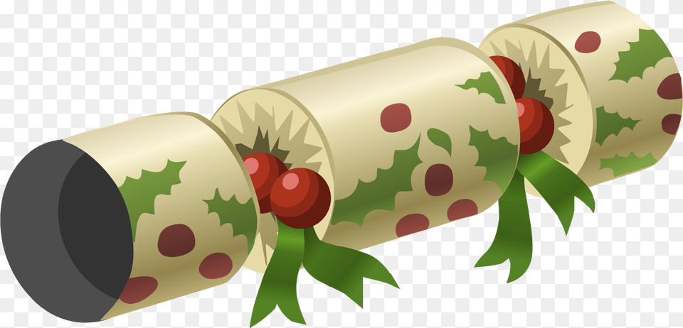 Big Image Christmas Cracker Clipart, Dynamite, Weapon, Text Free Png