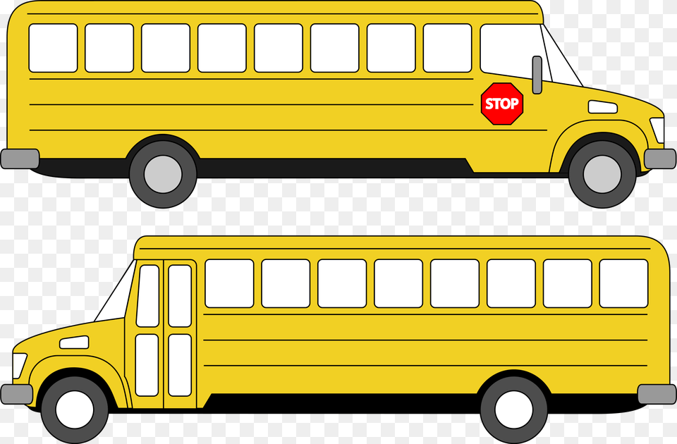 Big Image Clip Art School Bus, School Bus, Transportation, Vehicle, Machine Png