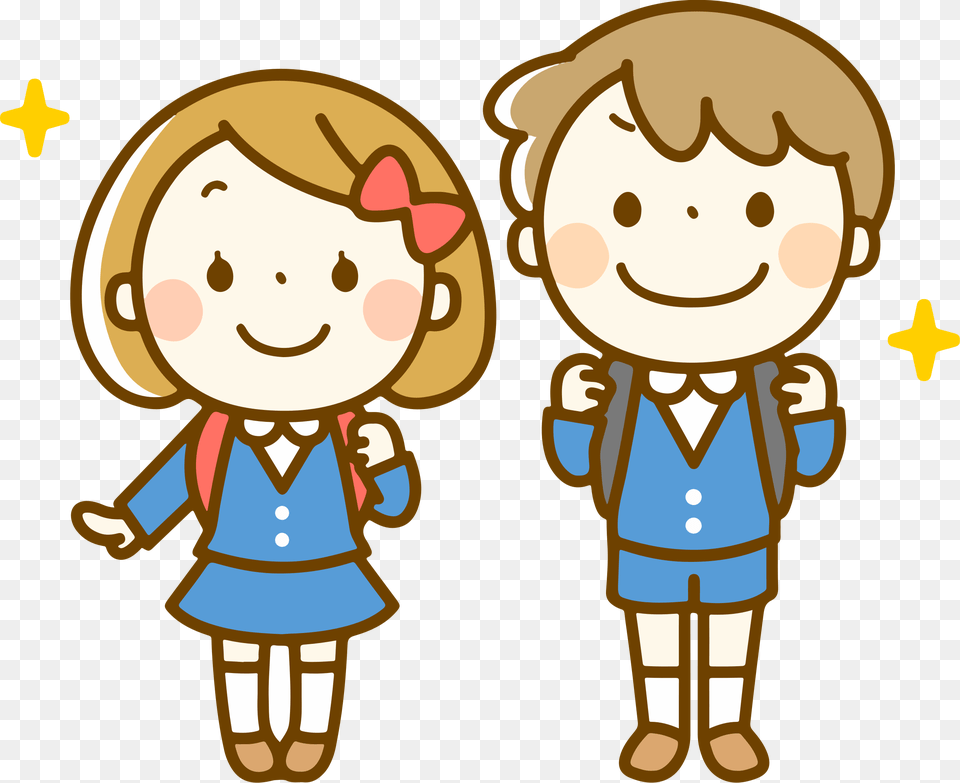 Big Clipart Students At School, Baby, Person, Cream, Dessert Png Image