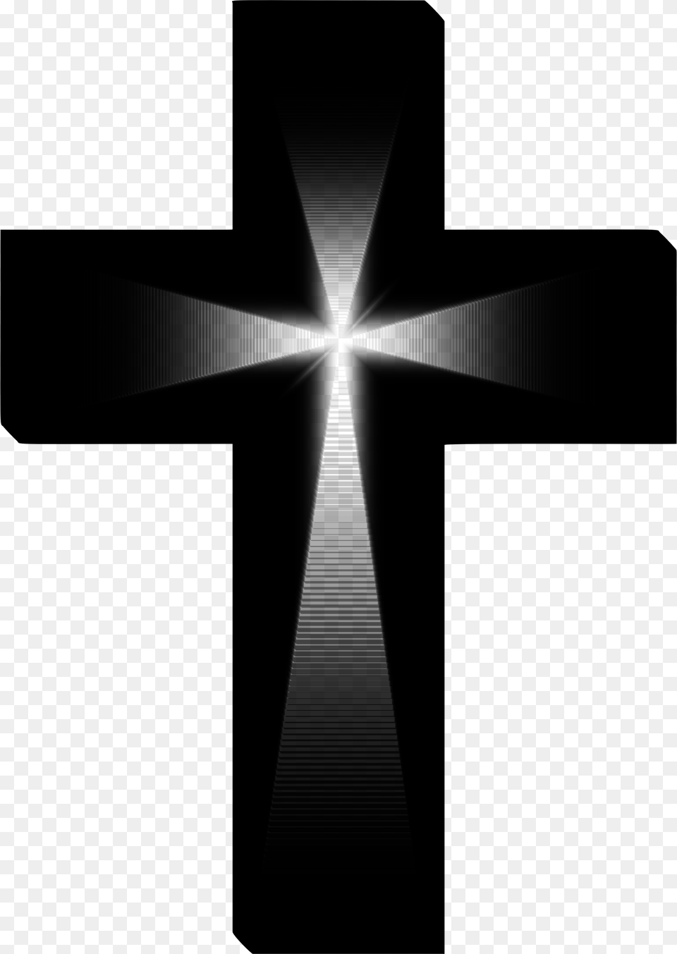 Big Image Cross, Gray Free Png