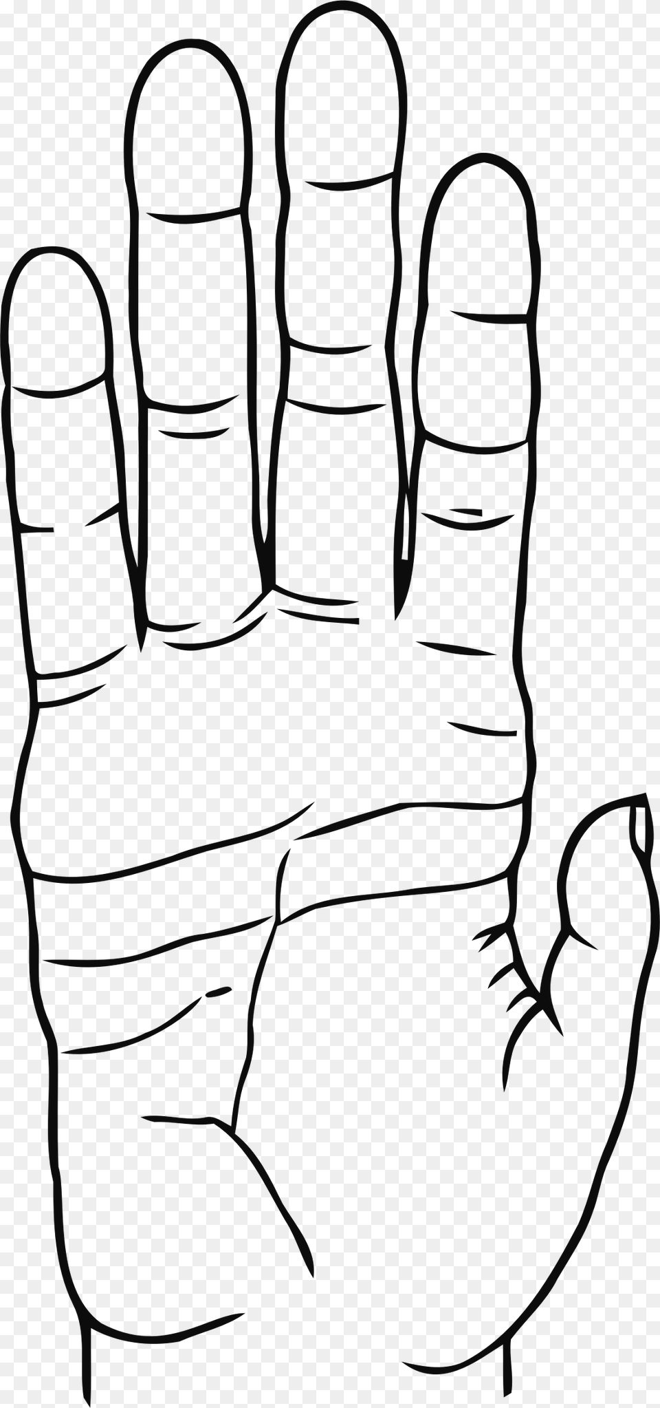 Big Image Drawing, Clothing, Glove, Body Part, Hand Free Png Download