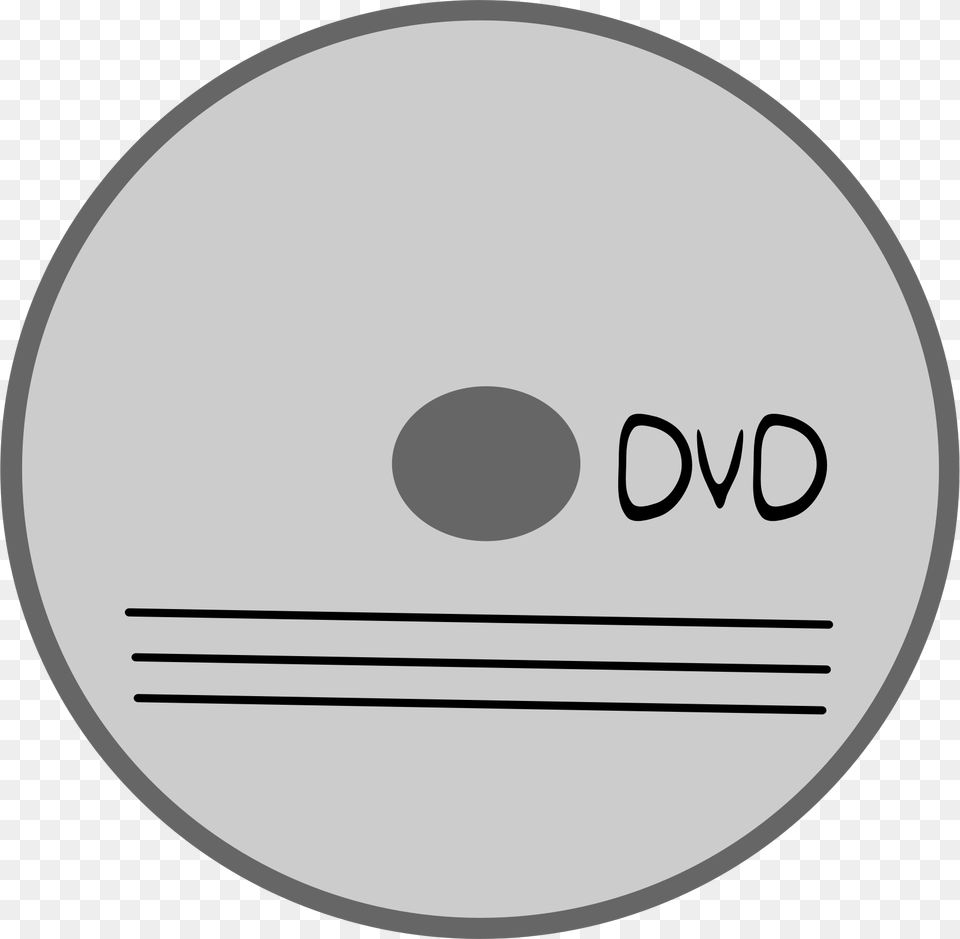 Big Image Dvd Clipart Black And White, Disk Free Transparent Png