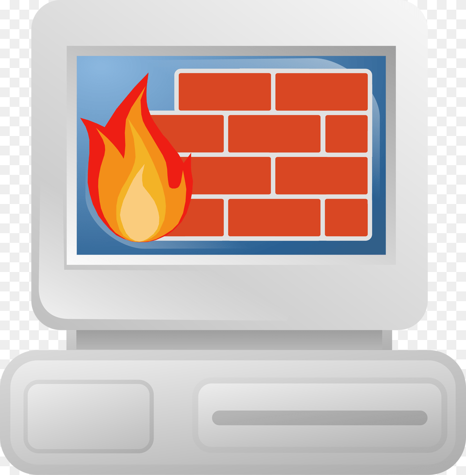 Big Image Firewall Clipart, Electronics, Brick, Computer, Pc Free Transparent Png