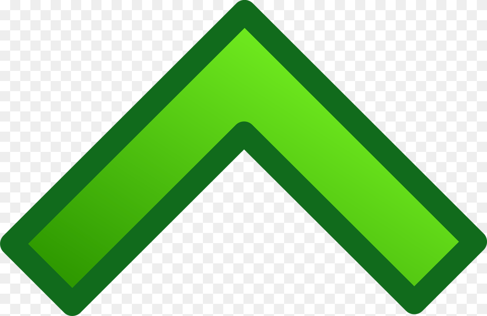 Big Image Green Up Arrow Icon, Triangle, Symbol Free Transparent Png