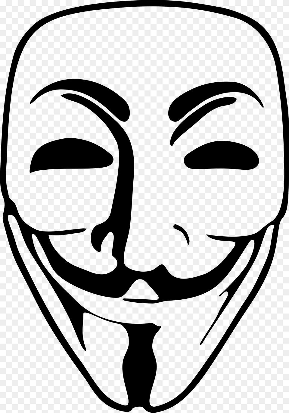 Big Image Hacker We Are Anonymous, Gray Free Png Download
