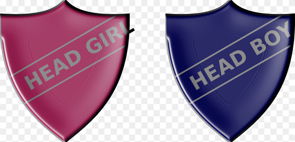 Big Image Head Boy And Girl Badges, Badge, Logo, Symbol, Armor Free Transparent Png
