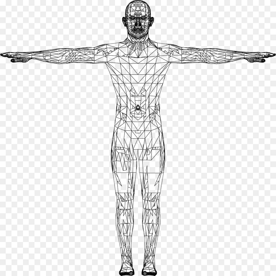 Big Image Human Figure Human Icon, Gray Free Png Download