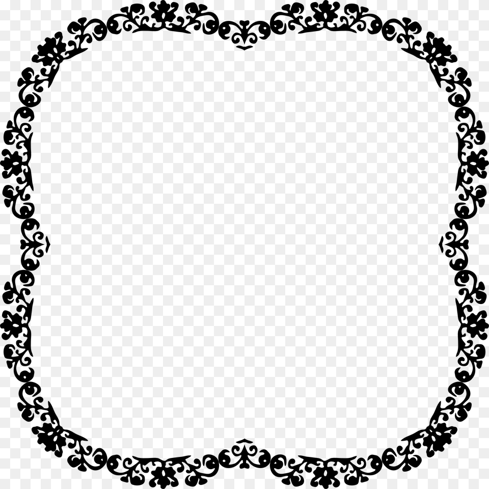 Big Image Islamic Circle Border Vector, Gray Free Transparent Png