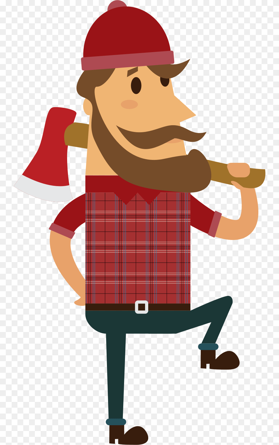 Big Image Lumberjack Clip Art, Baby, Person, Tartan, Face Free Png Download