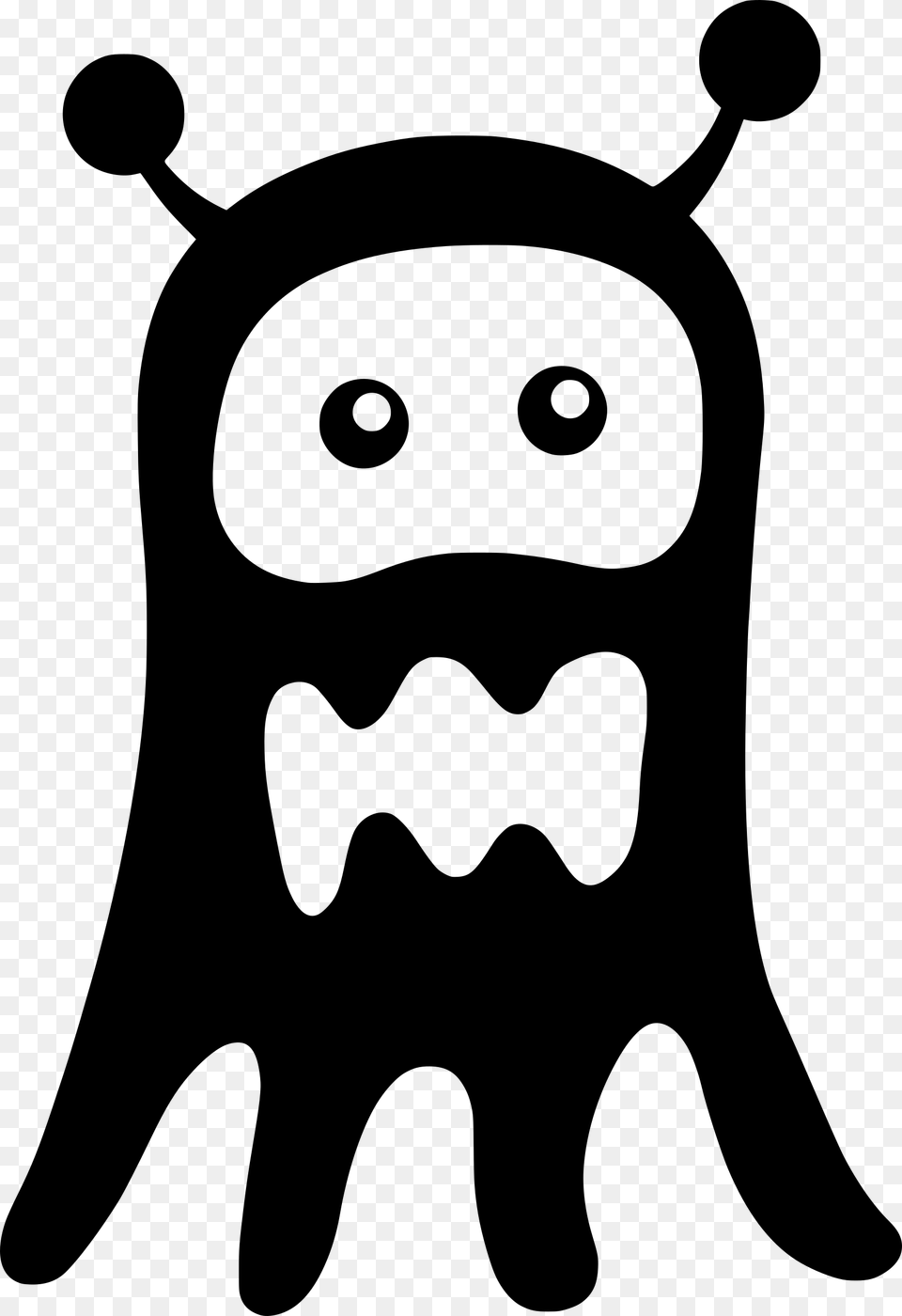 Big Monster, Gray Png Image