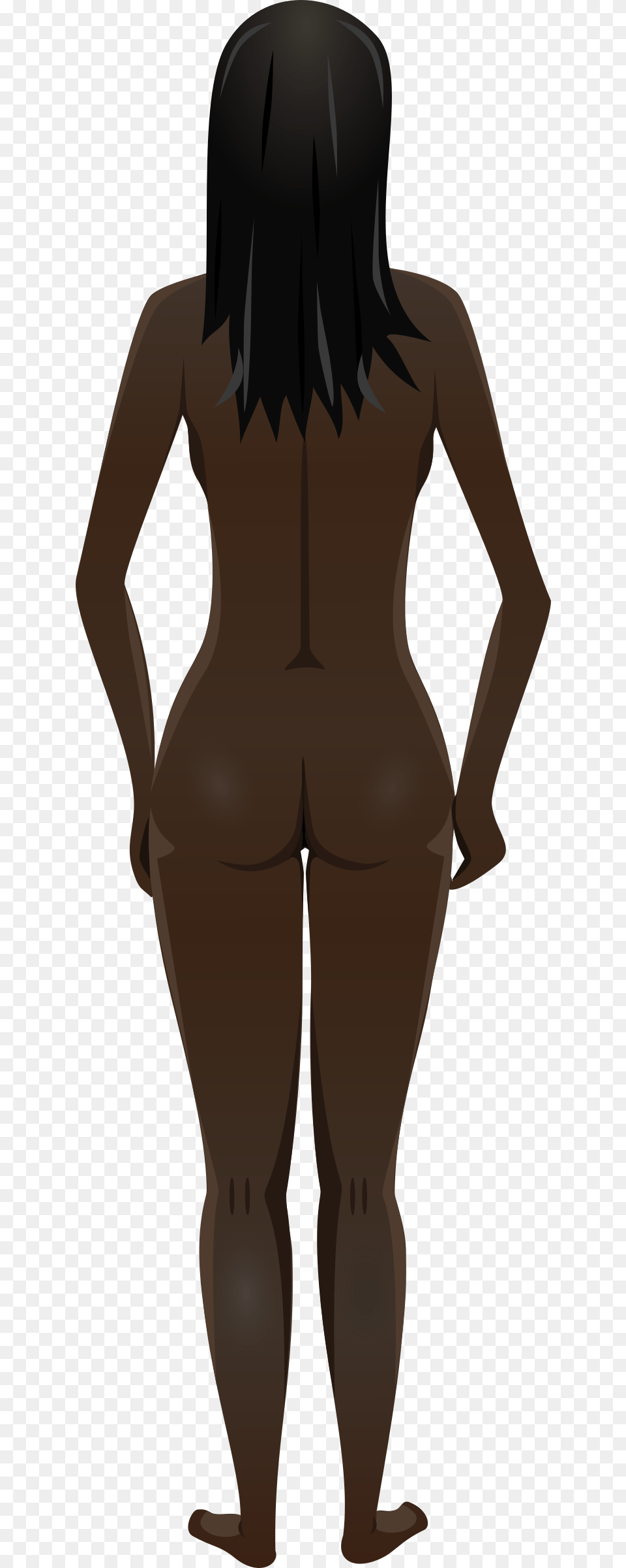 Big Image Naked Black Brown, Back, Body Part, Person, Adult Free Png Download