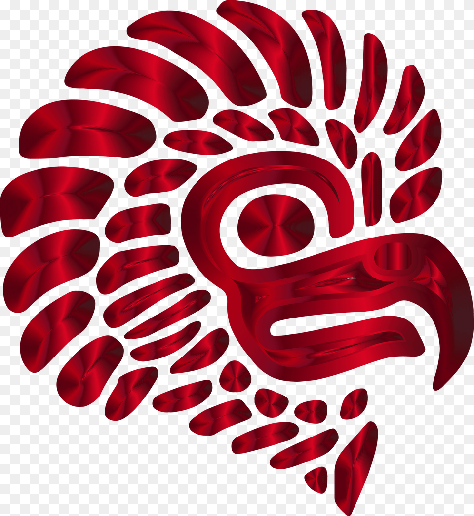 Big Image Native Indian Eagle Iron On Patch Native American, Emblem, Symbol, Maroon, Dynamite Free Png Download