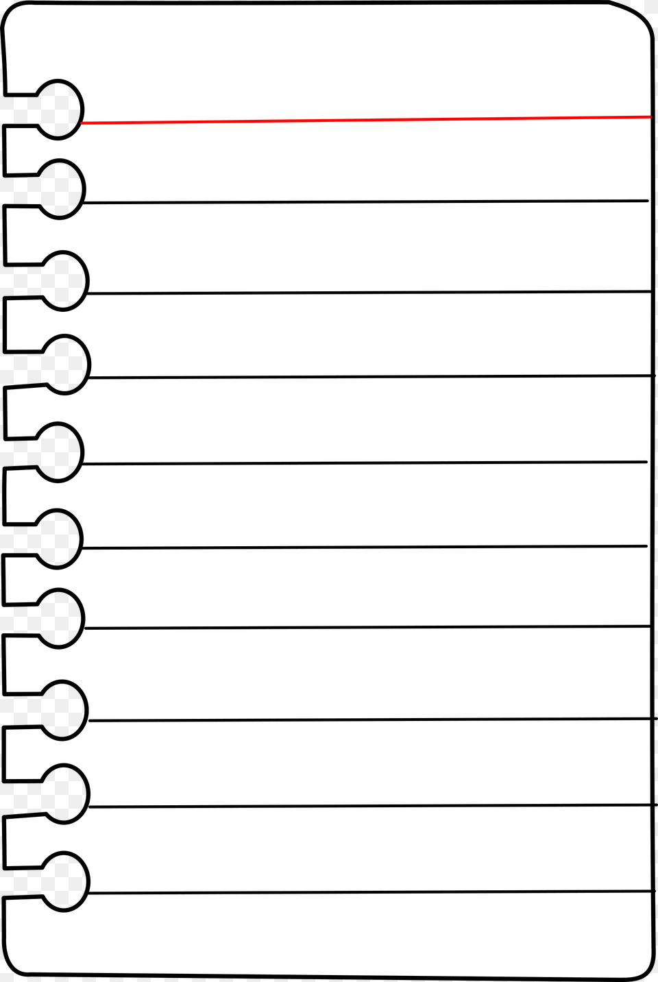 Big Image Notebook Paper Template, Page, Text Free Png