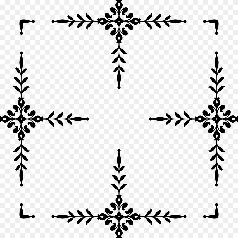 Big Ornamento Vintage, Gray Png Image