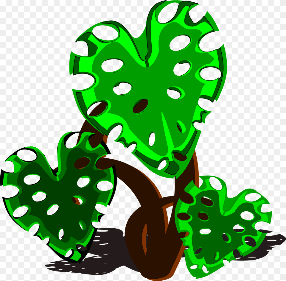 Big Philodendron, Green Png Image