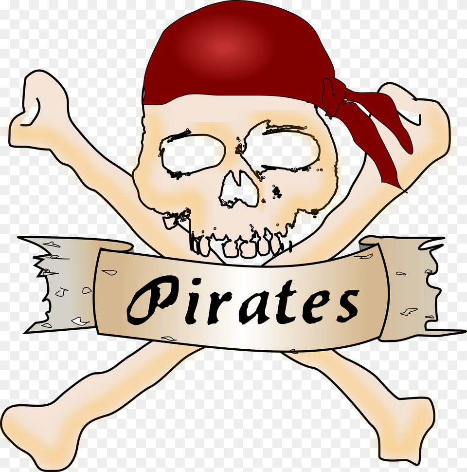 Big Image Pirate Skull Clipart, Baby, Person, Face, Head Png