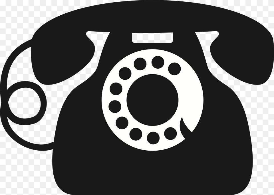 Big Image Rotary Phone Clipart, Electronics, Dial Telephone Free Transparent Png