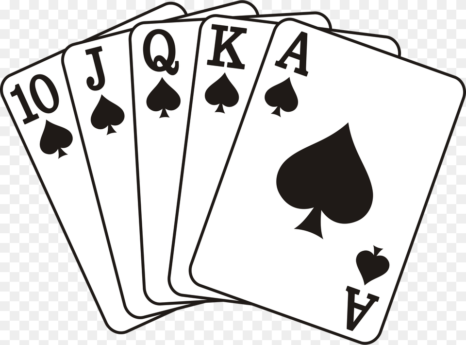 Big Image Royal Flush Svg, Gambling, Game Png