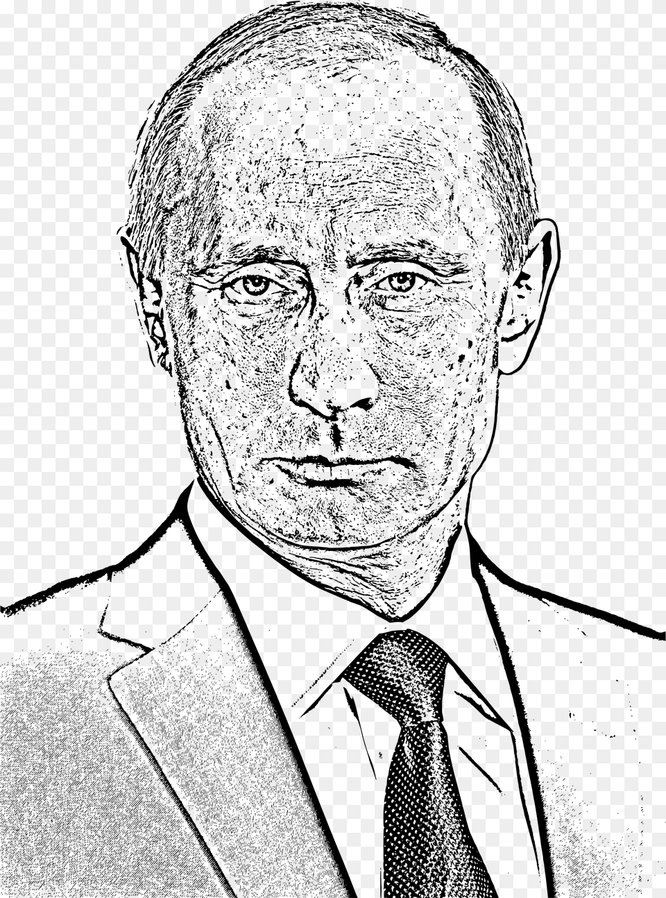 Big Image Russia Drawing, Gray Free Png