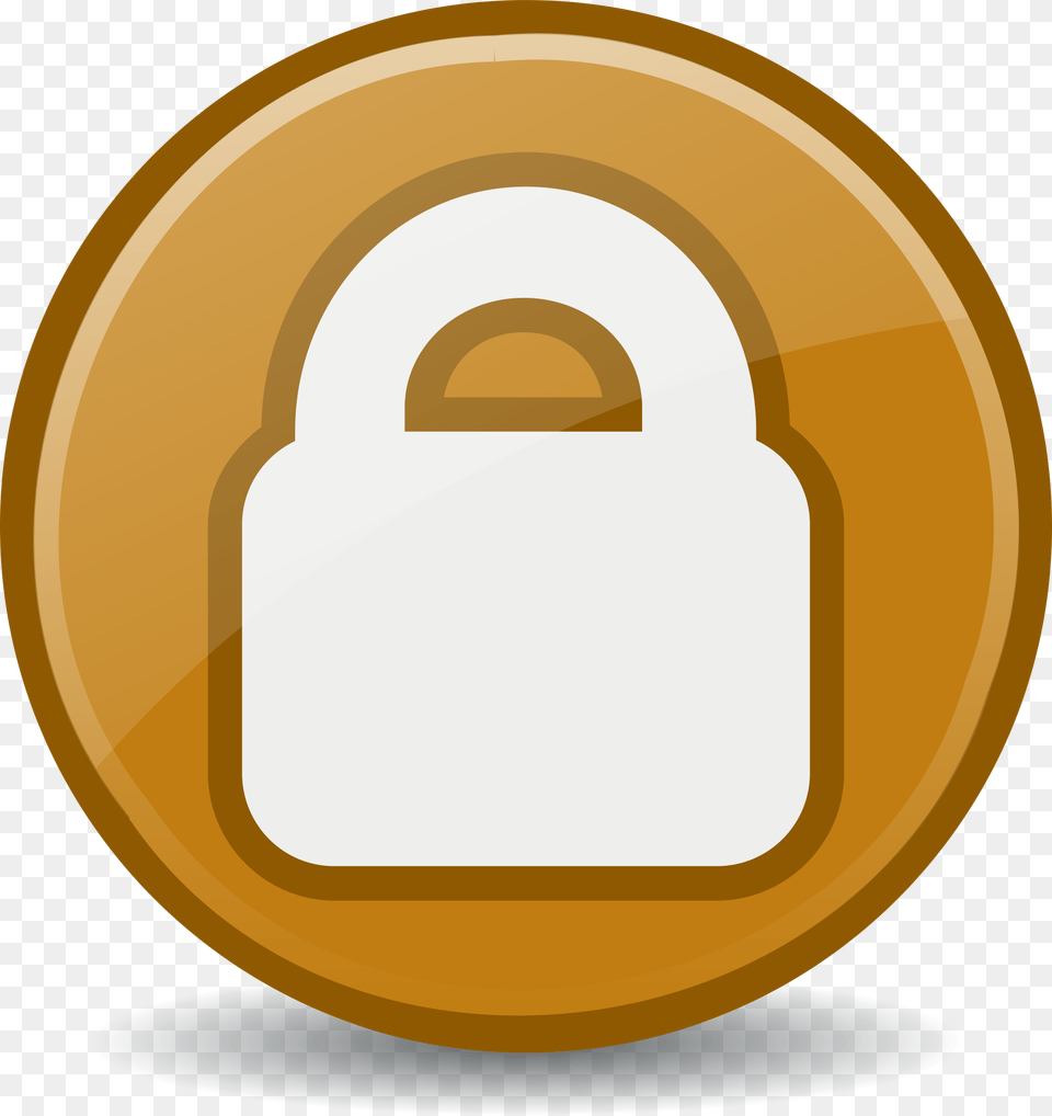 Big Image Screen Lock Icon, Disk Free Png Download