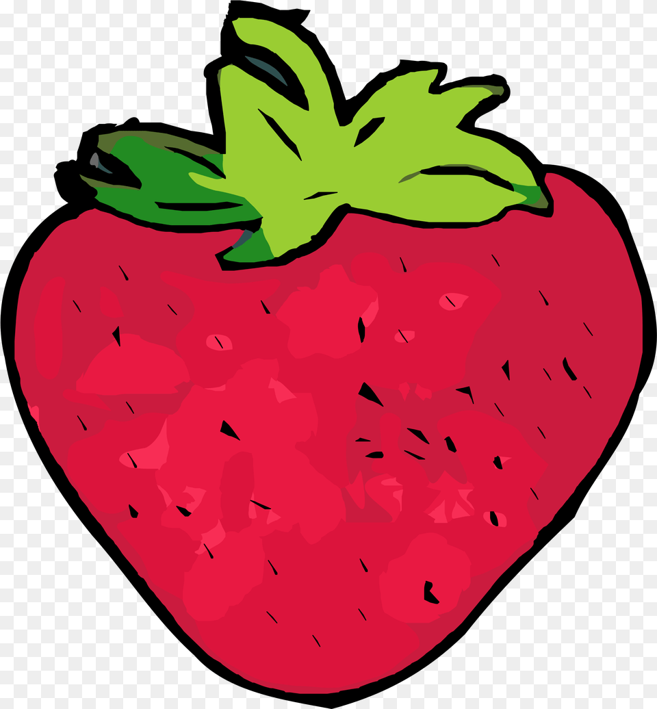 Big Image Strawberry, Berry, Food, Fruit, Plant Free Png Download