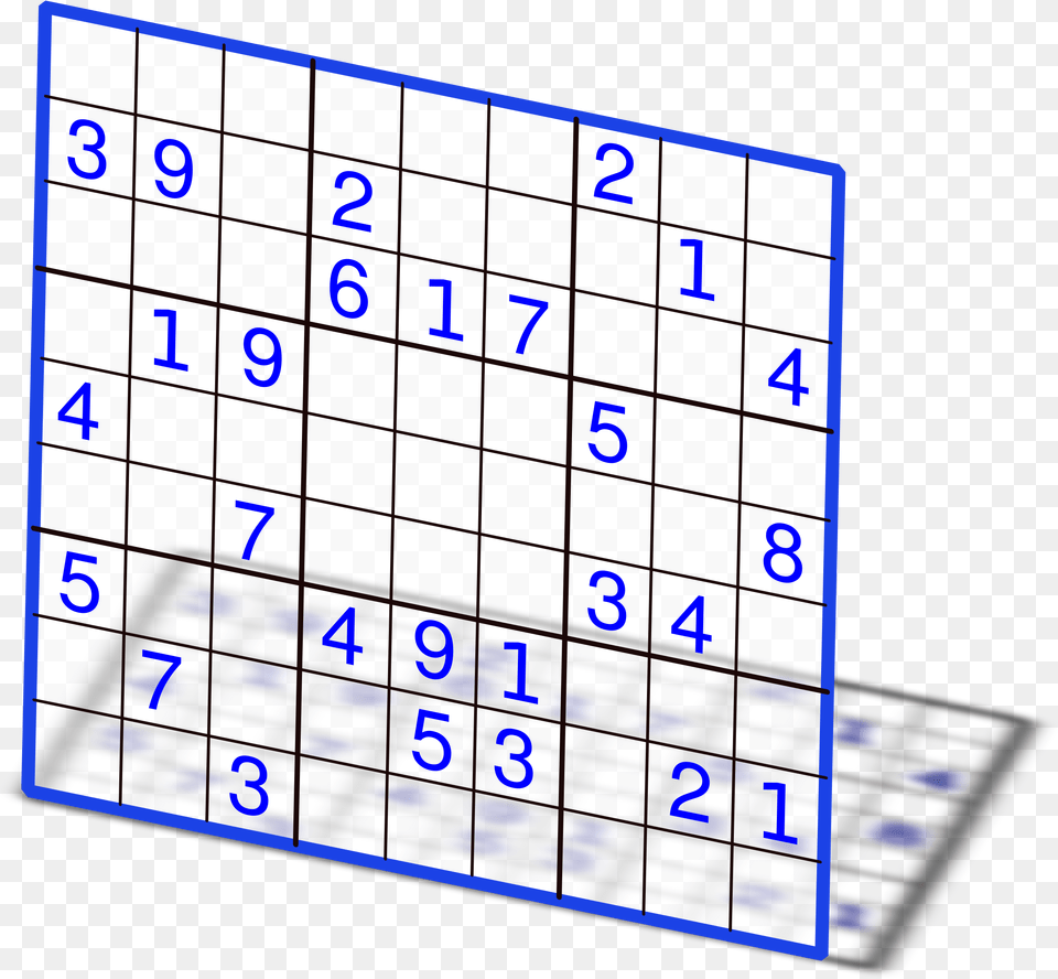 Big Sudoku Clipart, Game, Scoreboard Png Image