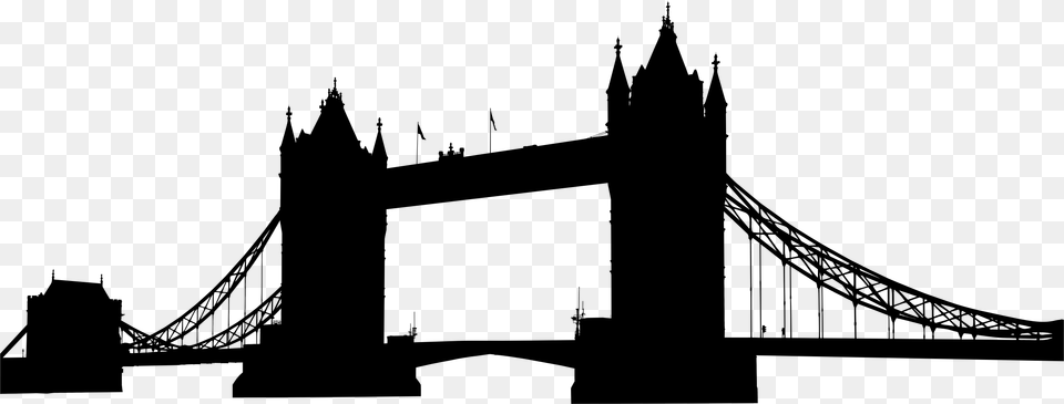 Big Tower Bridge, Gray Png Image