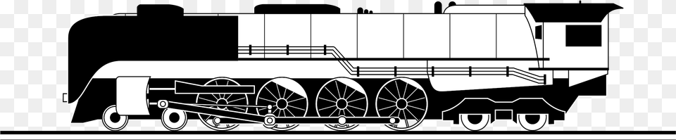 Big Image Transparent Train Outline, Machine, Wheel, Railway, Transportation Png