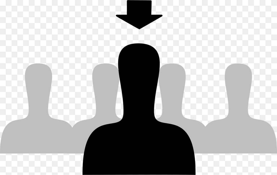 Big User Clipart, Silhouette, People, Person, Crowd Png Image